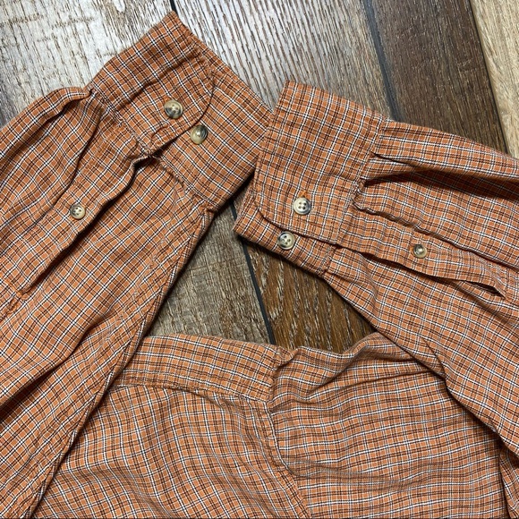 Wrangler Plaid Long Sleeve Button Down Shirt Size XL - Picture 6 of 9